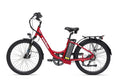 Velec A2 2023 red e-bike with 350W rear-wheel motor